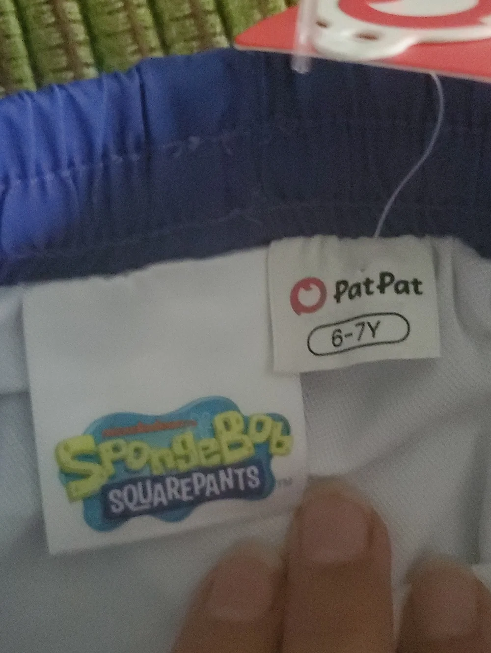 Blue SpongeBob & Patrick Boys Size 5-6 Swim Shorts New With Tags
